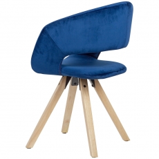 Jedálenská stolička Larisa, modrá - 5