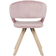 Jedálenská stolička Larisa, ružová - 6