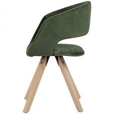 Jedálenská stolička Larisa, zelená - 4