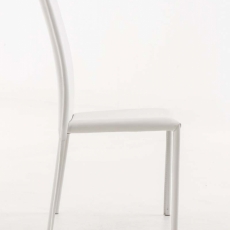 Jedálenská stolička Leona, biela - 3