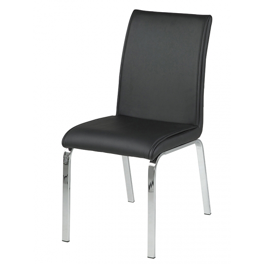 Jedálenská stolička Leona (SET 4 ks) čierna - 1