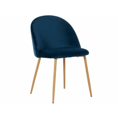 Jedálenská stolička Leris (SET 2 ks), tmavo modrá