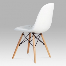 Jedálenská stolička Lexie (súprava 2 ks), biela - 3