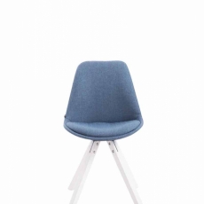 Jedálenská stolička Liam, modrá / strieborná - 2