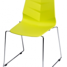 Jedálenská stolička Limone, limetková - 1