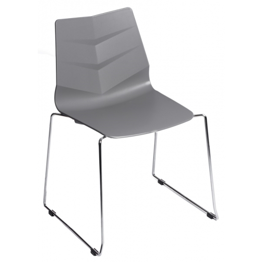 Jedálenská stolička Limone, sivá - 1