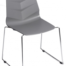 Jedálenská stolička Limone, sivá - 1