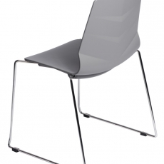 Jedálenská stolička Limone, sivá - 2