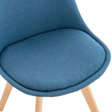 Jedálenská stolička Line, modrá - 6