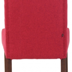 Jedálenská stolička Lisburn, textil, červená - 5