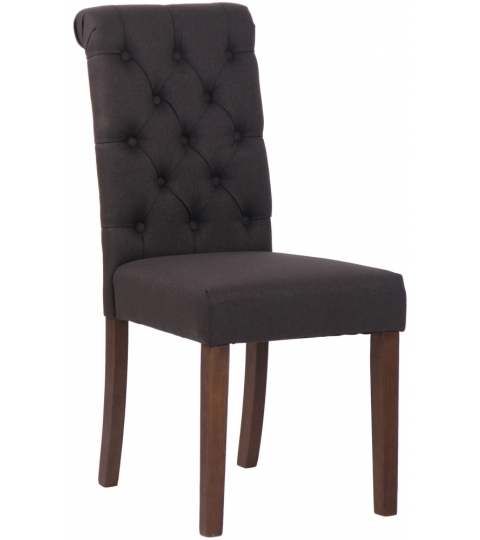 Jedálenská stolička Lisburn, textil, čierna