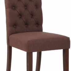 Jedálenská stolička Lisburn, textil, hnedá - 1