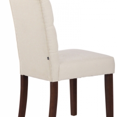Jedálenská stolička Lisburn, textil, krémová - 4