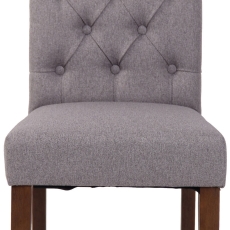 Jedálenská stolička Lisburn, textil, šedá - 2
