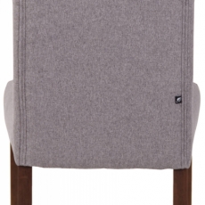 Jedálenská stolička Lisburn, textil, šedá - 5