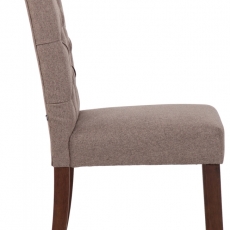 Jedálenská stolička Lisburn, textil, taupe - 3