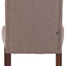 Jedálenská stolička Lisburn, textil, taupe - 5