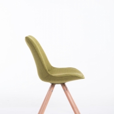 Jedálenská stolička Lou, zelená - 3
