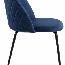 Jedálenská stolička Louise (SET 2ks), modrá - 4