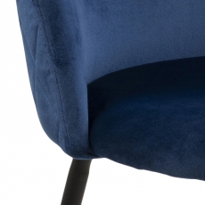 Jedálenská stolička Louise (SET 2ks), modrá - 5