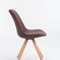 Jedálenská stolička Louse, hnedá - 3