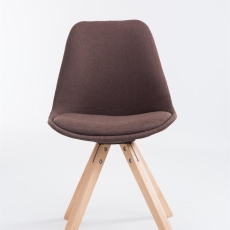 Jedálenská stolička Luanna, hnedá - 1