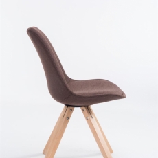 Jedálenská stolička Luanna, hnedá - 2