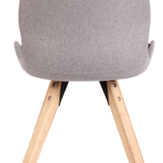 Jedálenská stolička Luna (SET 2 ks), textil, sivá - 4
