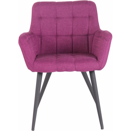 Jedálenská stolička Lyss, textil, fialová - 1
