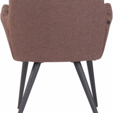 Jedálenská stolička Lyss, textil, hnedá - 4