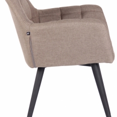 Jedálenská stolička Lyss, textil, taupe - 2