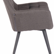 Jedálenská stolička Lyss, textil, tmavo šedá - 2