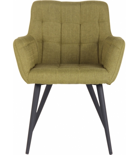 Jedálenská stolička Lyss, textil, zelená