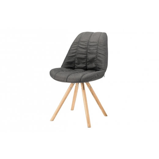 Jedálenská stolička Maddi (súprava 4 ks), sivá - 1
