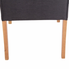 Jedálenská stolička Malea, textil, čierna - 8