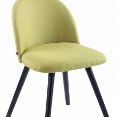 Jedálenská stolička Mandel textil, čierne nohy - 4