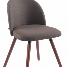 Jedálenská stolička Mandel textil, nohy orech - 6