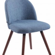 Jedálenská stolička Mandel textil, nohy orech - 2