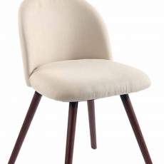 Jedálenská stolička Mandel textil, nohy orech - 3