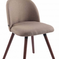 Jedálenská stolička Mandel textil, nohy orech - 9