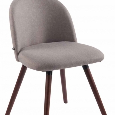 Jedálenská stolička Mandel textil, nohy orech - 7