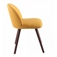 Jedálenská stolička Mandel textil, nohy orech - 11
