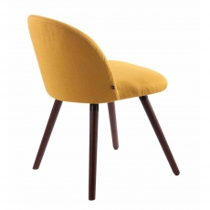 Jedálenská stolička Mandel textil, nohy orech - 13