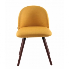 Jedálenská stolička Mandel textil, nohy orech - 12