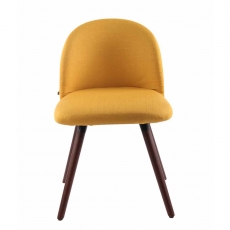 Jedálenská stolička Mandel textil, nohy orech - 12