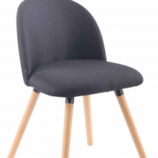 Jedálenská stolička Mandel textil, prírodné nohy - 6