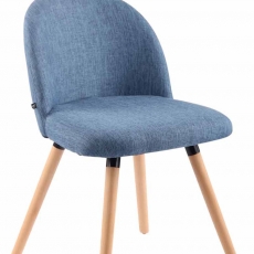 Jedálenská stolička Mandel textil, prírodné nohy - 10