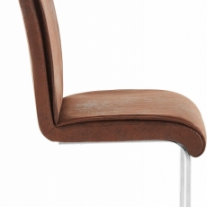 Jedálenská stolička Mant (Súprava 2 ks), hnedá - 3