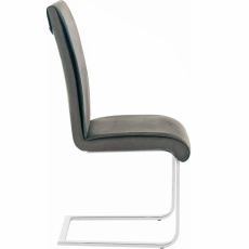Jedálenská stolička Mant (Súprava 2 ks), svetlosivá - 3