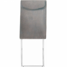 Jedálenská stolička Mant (Súprava 2 ks), svetlosivá - 4